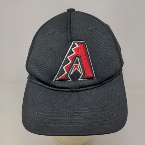 OC Sports Men's Strapback Hat Black OSFM Arizona Diamondbacks Embroidered Logo - Picture 2 of 7
